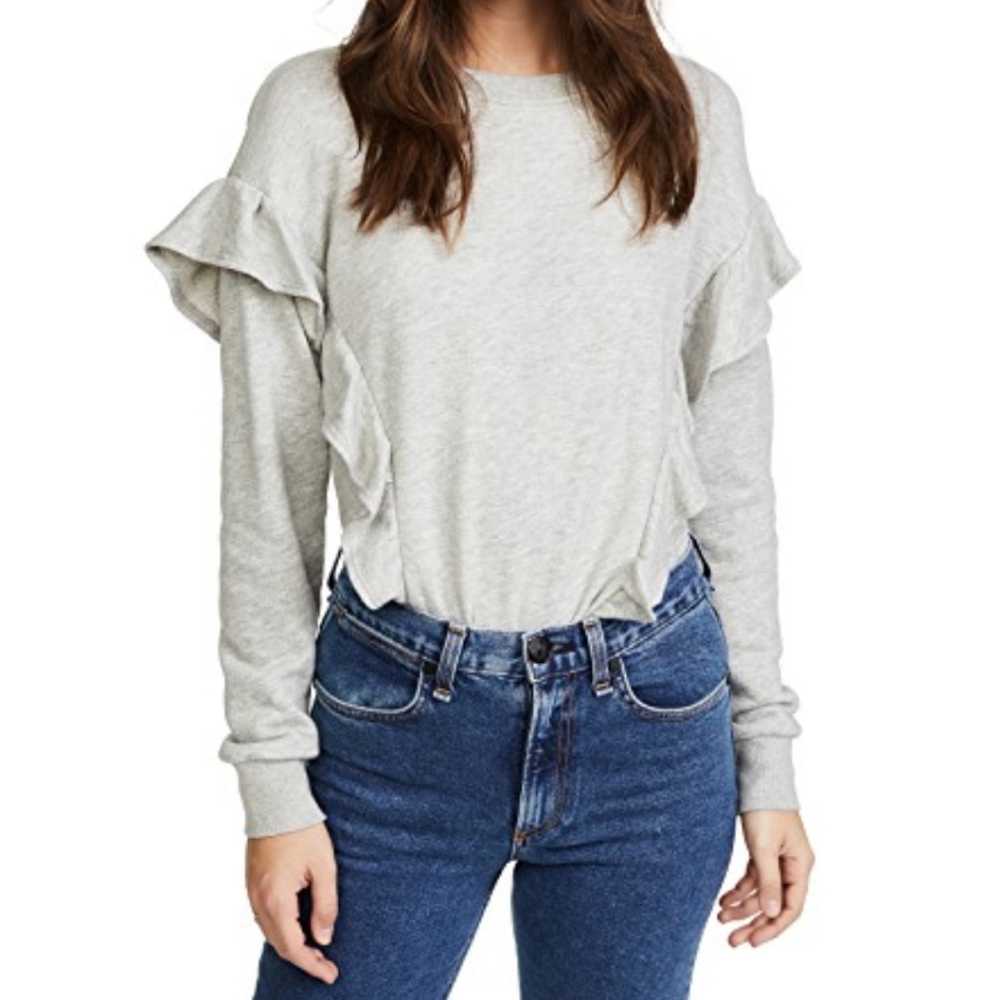 BN Joe's Ruffled Sleeve Sweater